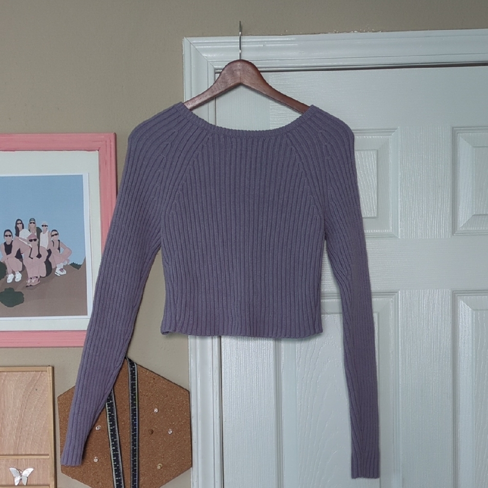 Hollister Light Purple Knit Top